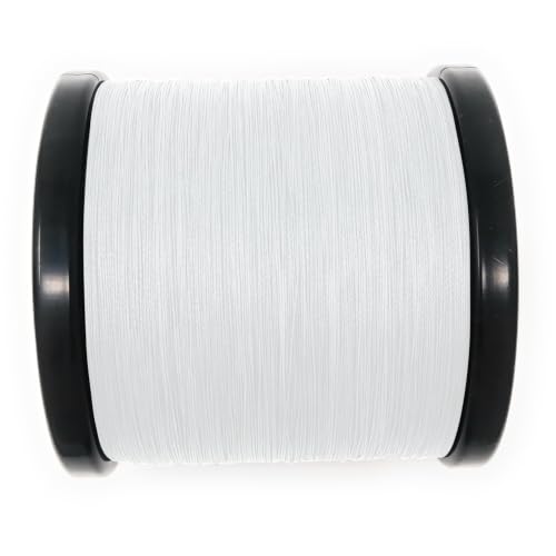 Reaction Tackle Braided Fishing Line, Pro Grade Braid, Fresh and Saltwater - color: White, size: 6 Lb (150 Yards)