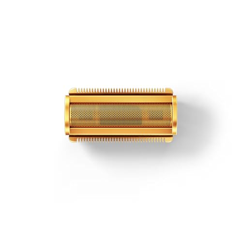 MANSCAPED® The Lawn Mower® 5.0 Ultra SkinSafe® GOLD Replacement Foil Blade - Stainless Steel Groin Hair Foil Shaver Head Refill, for Close Body Hair Grooming, Snap-In Cartridge, 1 Pack - style: Lawn Mower 5.0 ULTRA Gold Foil Blade
