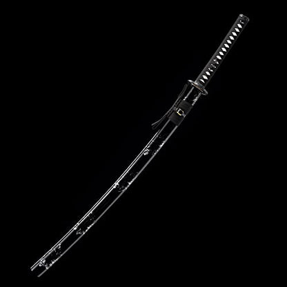Traditional Heat/Clay Tempered Hand Forged Katana Sword | Real 1060/1095 T10 High Carbon Steel Sharp Full Tang Katanas | Practical Authentic Japanese Samurai Swords - color: Muramasa