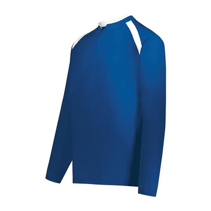 Holloway boys Holloway Boy's Clubhouse Pullover Cage Jacket - color: Royal/White, size: Small