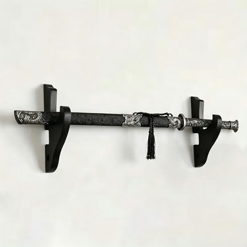 Japanese Katana, Hand Forged Full Tang Sword Unsharpened with Dragon Carving for Iaido Kendo, Collection & Gift for Adults