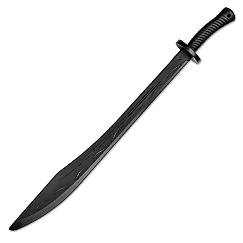 Master USA Polymer Training Equipment, Black Polypropylene Blade, Martial Arts Training Gear, Rounded Tip- Practice, Cosplay - style: Medieval Sty