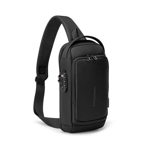 Kingsons Anti-theft Sling Crossbody Bag for Men Chest Shoulder Backpack - color: Ks3283w