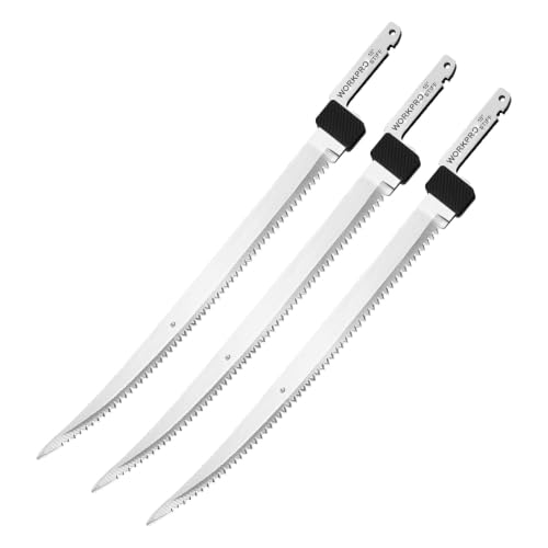 WORKPRO 10" Replacement Blades Only 12V Cordless Electric Fillet Knife (W125223AE) (Pack of 3) - size: 10 inch (Pack of 3)