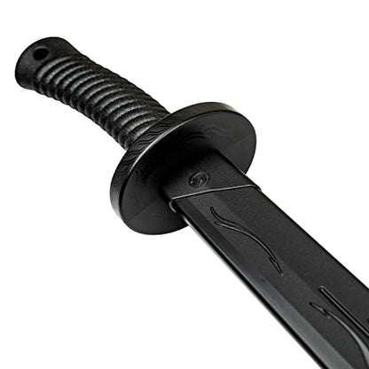 Master USA Polymer Training Equipment, Black Polypropylene Blade, Martial Arts Training Gear, Rounded Tip- Practice, Cosplay - style: Medieval Sty