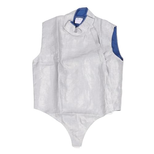 Fencing Lame, Electric Foil Jacket, Adjustable Collar, Non Washable Fencing Metal Jacket, Foil Metal Vest for Competition Training, Right Hand - size: 42