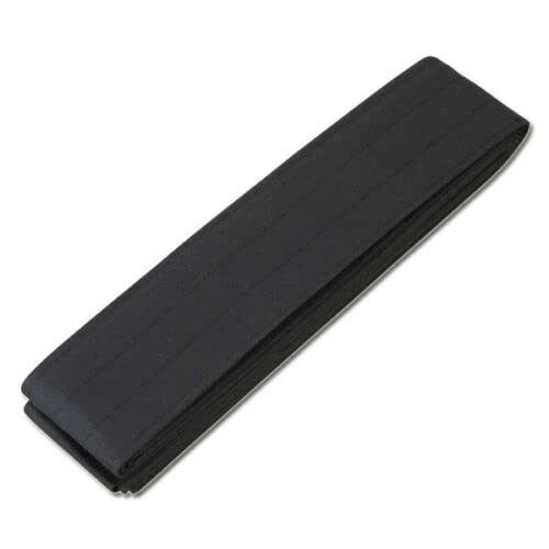 kaku obi Belt for iaido Japanese Traditional Cotton iaido Belt, kyudo Strap - color: Black, size: Width 2.36 in