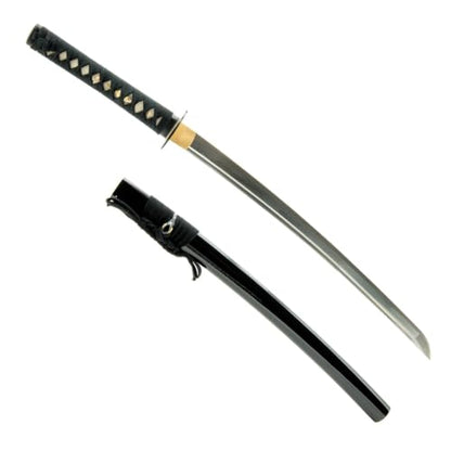 Unsharpened Stainless Steel Wakizashi, Iaido Iaito Training Short Sword - color: Musashi