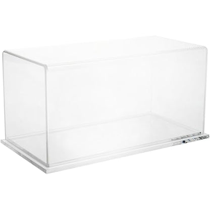Plymor Clear Acrylic Display Case with Clear Base, 10" x 5" x 5" - color: Clear Base
