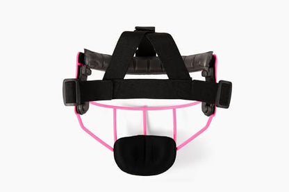 Defender Fielder’s Wire Mask - High-Impact Steel Infielder Face Guard for Softball & Baseball - Adult & Youth Sizes - Lightweight, Maximum Visibility & Secure Fit - color: Pink, size: Youth