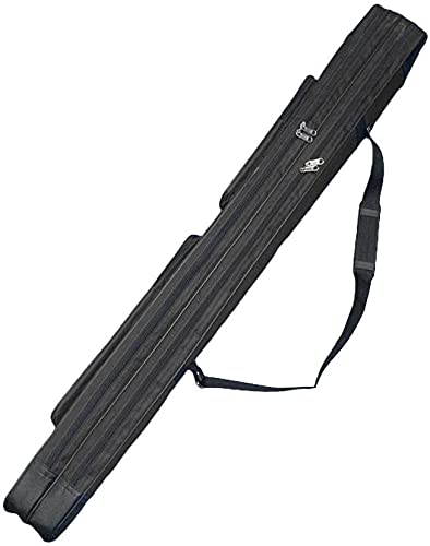 Waterproof Kung Fu Tai Chi Sword Case Double Layer Carrying Bag - color: black&black