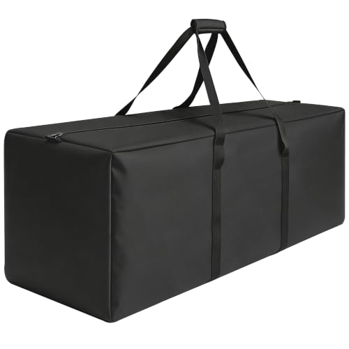 47" Sports Duffel Bag Extra Large Zippered Travel Luggage Moving Bag - size: 47"