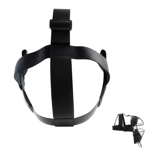 Adjustable Baseball and Softball Mask Strap, Elastic Catcher Mask Harness Replacement, Features a Head Strap Design with Sliding Buckles, Ideal for Baseball, Softball and Catcher Masks