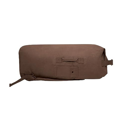 GI Style Double Strap Duffle Bag - color: Earth Brown