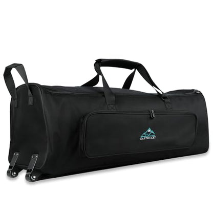 EASTROCK Drum Hardware Bag with Wheels Large Capacity Drum Carry Bag,Black - color: black2, size: with Wheels
