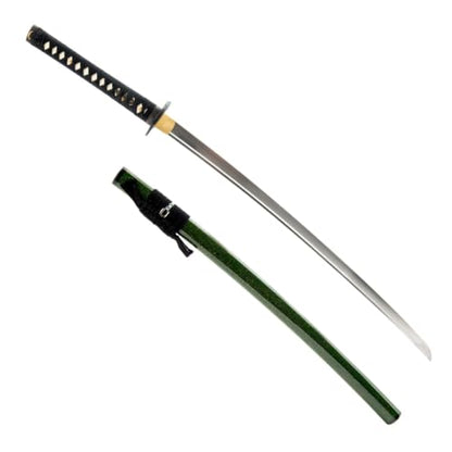 1045 Katana, Hand Forged Full Tang Japanese Sword | Classic Tsuba Series - color: Gold Crane 717H