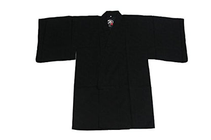 Edoten Japanese Samurai Hakama Uniform - color: 1bk-navy, size: Large
