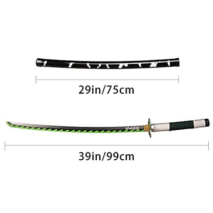 SV Anime Demon Sword Katana 41 Inch Decorative Collectible Gift Cosplay Sword,Various Styles Available - size: 41 in-Sanemi