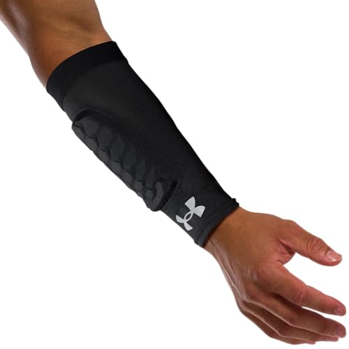 Gameday Armour Pro Padded Forearm Sleeves Black M/L - size: M/L