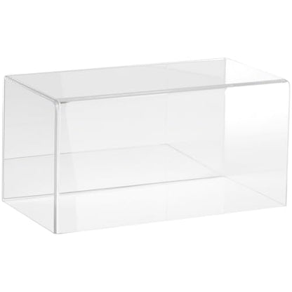 Plymor Clear Acrylic Display Case with No Base (Mirror Back), 10" W x 5" D x 5" H - color: No Base (Mirrored)