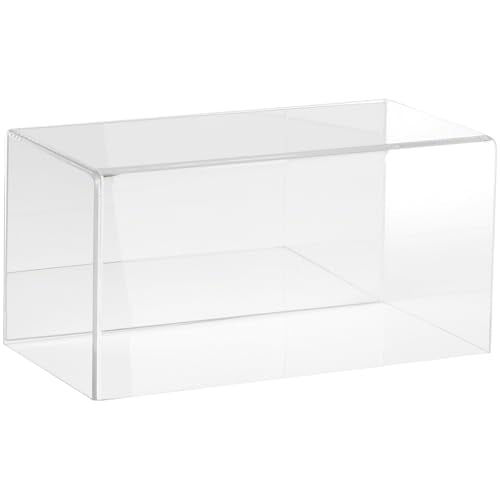 Plymor Clear Acrylic Display Case with No Base (Mirror Back), 10" W x 5" D x 5" H - color: No Base (Mirrored)