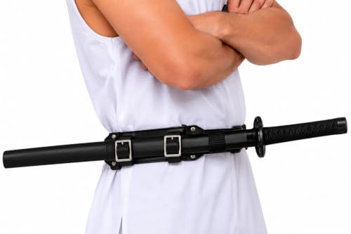 Medieval Leather Sword Frog Set with 31.5" Foam Katana Sword