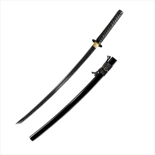 JIHPEN sword - Katana Sword with Scabbard - color: Black-Legends of the night