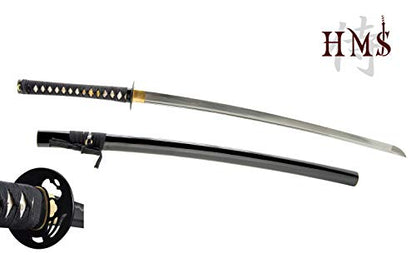 Hand Forged 1060 Carbon Steel Mokko Lobed Katana Full Tang Sword