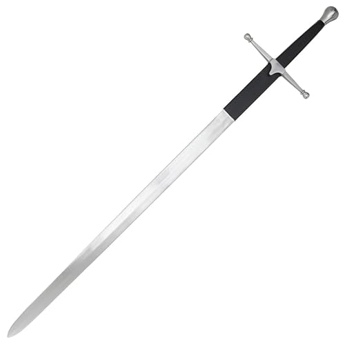 Armory Replicas™ - William Wallace Medieval Swords Collection - Deluxe Claymore Variations with Sheath - Stainless Steel Blade, Leather-Covered Handle - Inspired by Braveheart - style: Two-Handed