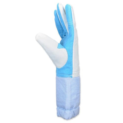 Fencing Glove, Anti-Skid Leather Fencing Gloves for Sabre,Electric Saber Glove for Child and Adult - size: 6.5