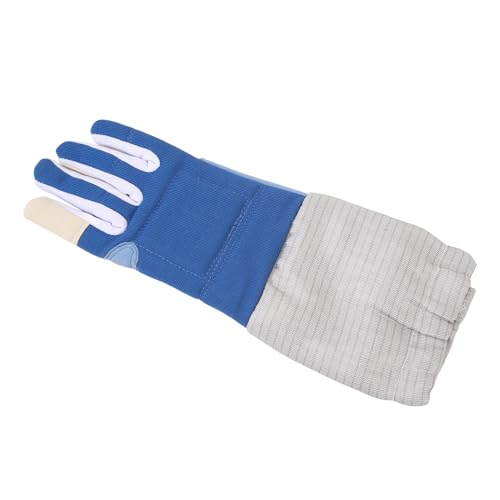 Sorandy Fencing Glove for Sabre Epee Foil, Anti Skid, Right Hand, Padded Mittens, Professional Equipment for Child and Adult (L)