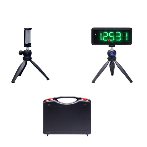 Laser Sprint Timer, Electronic Laser Stopwatch for 40‑Yard Straight‑Line Shuttle Runs, Lap & Speed Training, Track Field, Running, Basketball, Soccer and Roller Skating