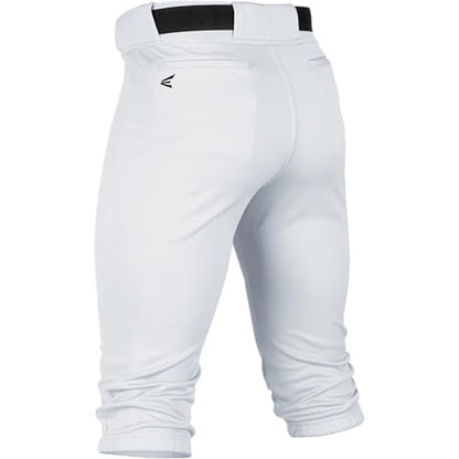 Easton Rival + Knicker Youth Baseball Pants - color: White, size: Medium