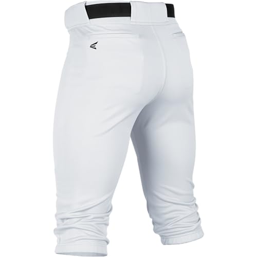 Easton Rival + Knicker Youth Baseball Pants - color: White, size: X-Large