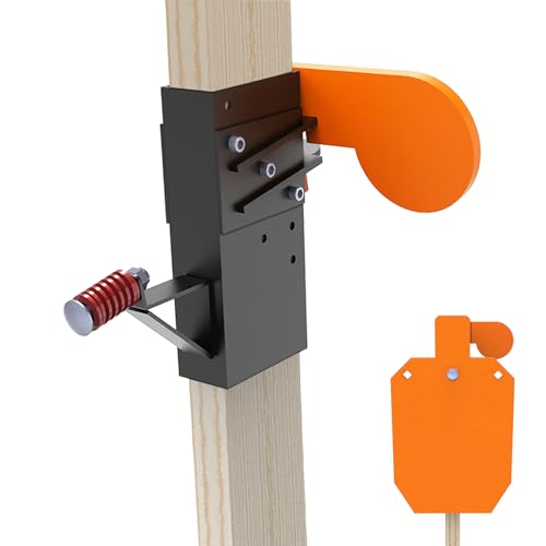 2x4 Steel Target Hanger & 4" x 3/8" AR500 Auto-Reset Paddle - style: 1-Pack