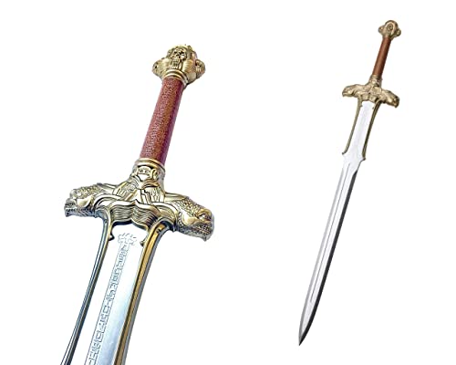 Blazing S. Medieval Fantasy Barbarian Atlantean Foam Cosplay Sword for Costume or Practice Conan