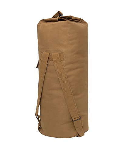 GI Style Double Strap Duffle Bag - color: Coyote Brown