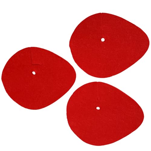 LEONARK 3 Packs Fencing Sword Replaceable Pad Heavy Felt Alternative Pad for Fencing Epee Foil Saber Sword Guard - color: 3 Packs for Saber