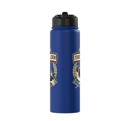 TOUCH LIGHT CREW Fencing Scoring Box Stainless Steel Insulated Water Bottle - color: Royal Blue