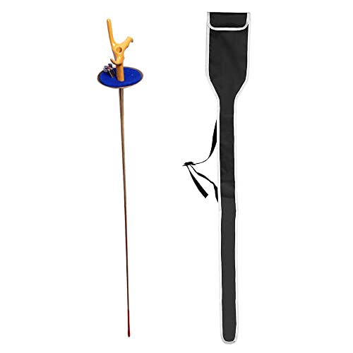 LEONARK Fencing Saber Foil Epee Electric Sword Weapon - National Grade with Guard Pad and Handle Grip - Professional Fencing Gear for Fencer - color: Foil, size: Size 5 - Right Hand