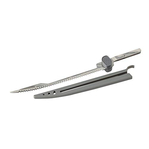 Smith’s 51263-8” Replacement Flex Fillet Blade - Electric Knife – Stainless Steel – Protective Sheath – Skinning, Filleting, Carving – Electric Fishing & Hunting Knife Blade