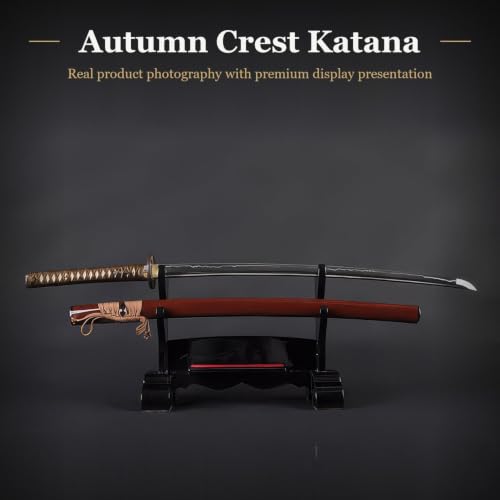 1045 Katana, Hand Forged Full Tang Japanese Sword | Classic Tsuba Series - color: Coin