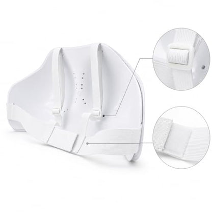 Women’s Fencing Chest Protector, Hema Chest Guard with Polyester-Covered Front Panel and Adjustable Back Straps, Lightweight Training Chest Guard for Hema and Fencing - size: Small