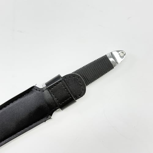 Dragon patterned stainless steel dagger with leather sheath