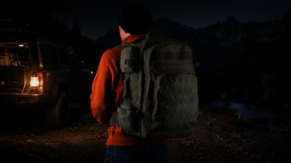 Large Tactical Backpack Bag 55L - color: Olive Drab