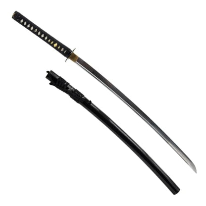 1045 Katana, Hand Forged Full Tang Japanese Sword | Classic Tsuba Series - color: Maple Leaf