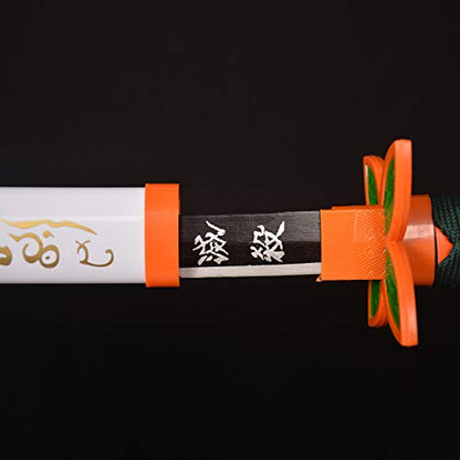 SV Anime Demon Sword Katana 41 Inch Decorative Collectible Gift Cosplay Sword,Various Styles Available - size: 41 in-Kochou Kanae White
