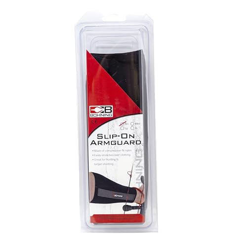 Bohning Bohning Slip-on Arm Guard - color: Black, size: X-Small