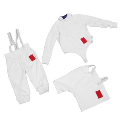 350NW Fencing Sport Uniform Suit,Fencing Pants Jacket Vest Set for Kids - size: 48