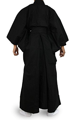 Edoten Japanese Samurai Hakama Uniform - color: Bk-black, size: Medium